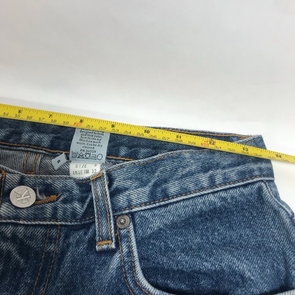 Calvin Klein Double Stone Wash Classic High Rise Y2K Jeans - Picture 13 of 15